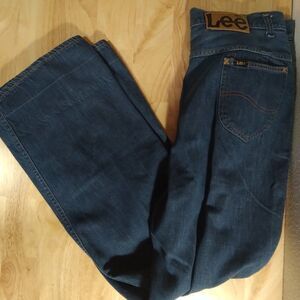 Vintage 60s Lady Lee Riders Western Blue Denim Jeans Sanforized